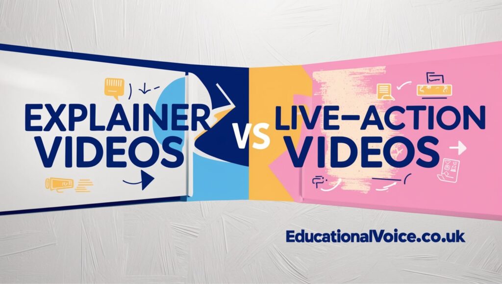 Explainer Videos vs Live-Action Videos: Which is Right for You?