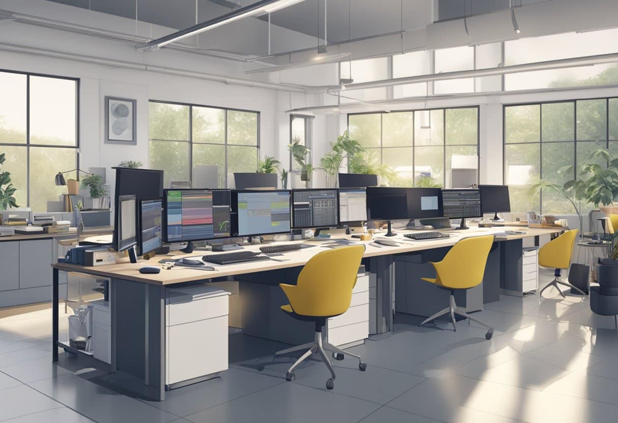 A bustling animation studio in Wales receives funding and support, as they win corporate projects, showcasing their success in the industry