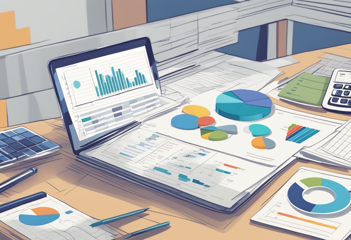A table with charts and graphs comparing costs of animation services in the UK