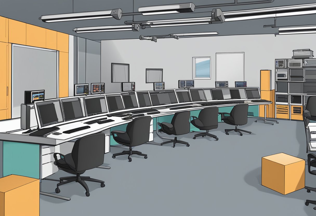 A high-tech animation studio with state-of-the-art equipment and advanced software for producing top-quality animations in the UK