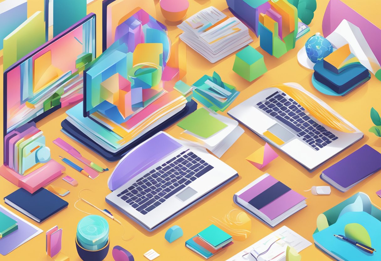 A colorful and dynamic animation illustrating educational content, with clear visual storytelling and engaging design principles