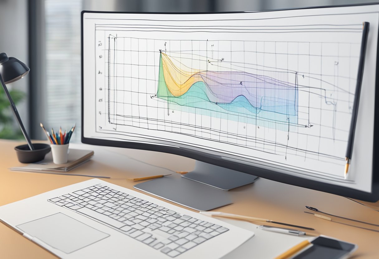 An animated pencil drawing diagrams on a digital screen while a voice narrates educational content