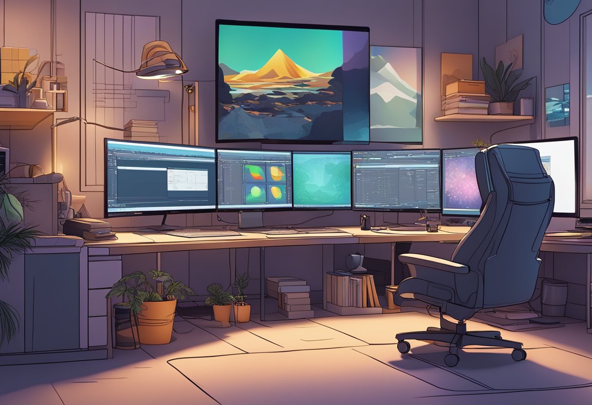 A colorful and dynamic animation studio with advanced technology and specialized software for special effects and post-production workflows in Singapore