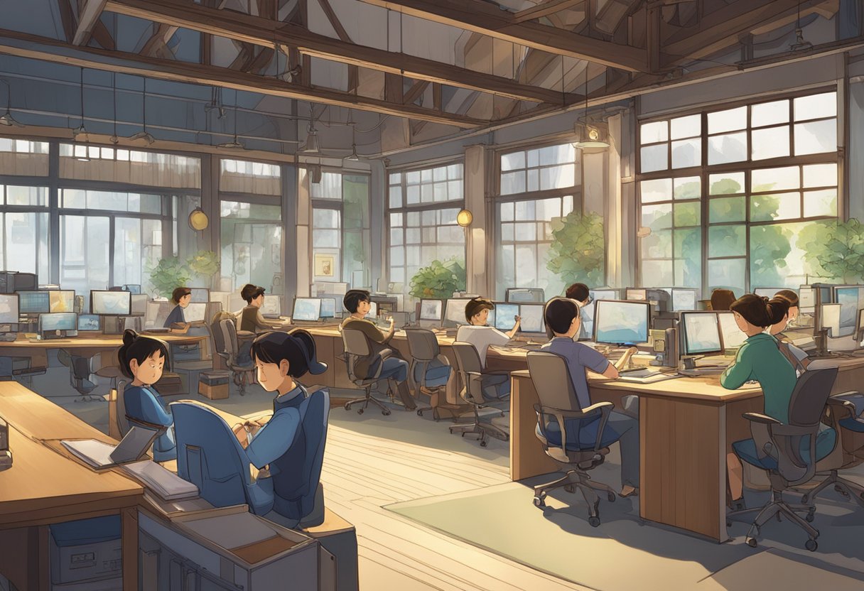 The Shanghai animation studio is adorned with international awards and recognition, showcasing its prestige and success in the industry
