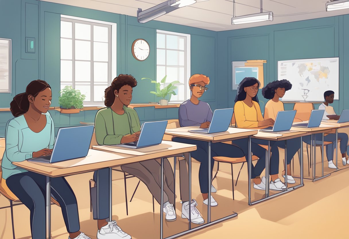 An AI-driven interactive animation guiding students through virtual learning exercises