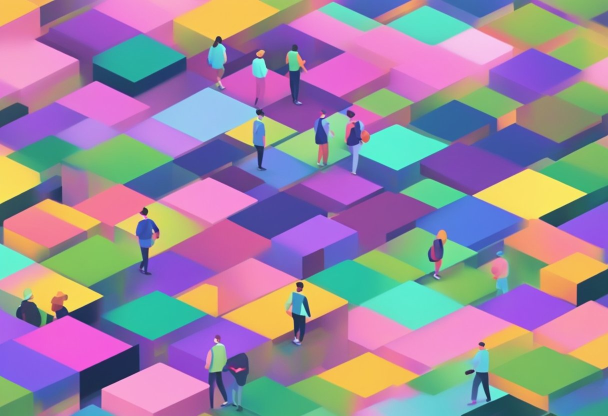 An AI-powered animation program glitches, causing characters to move unnaturally and backgrounds to distort
