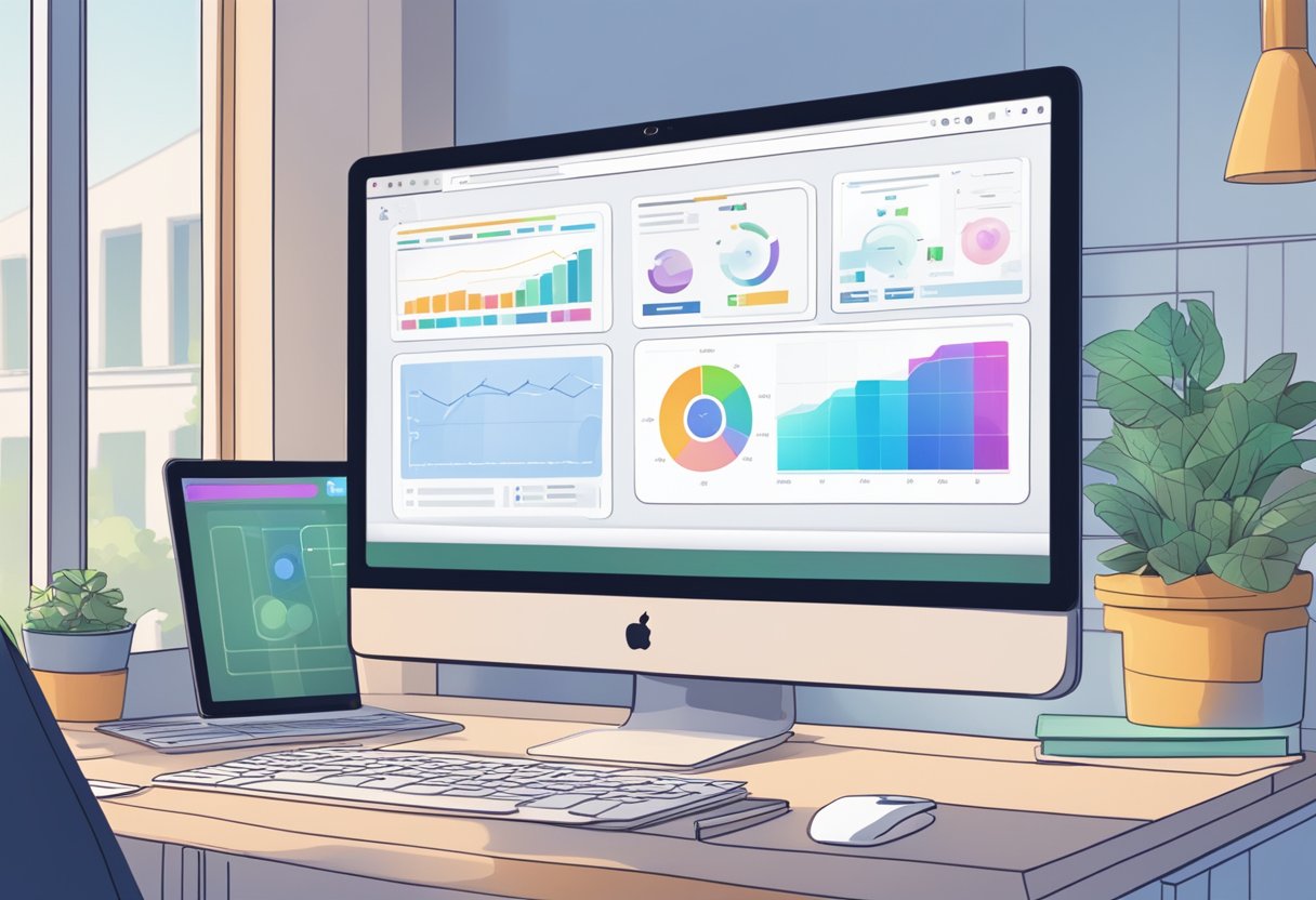 A computer screen displaying advanced AI animation software with options for free trial and purchase