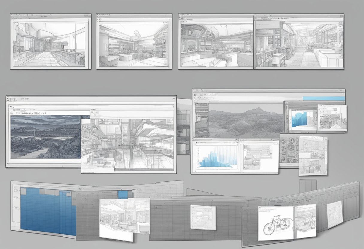 AI software generating digital storyboards with precision and speed, while preserving the artistic vision of the creator