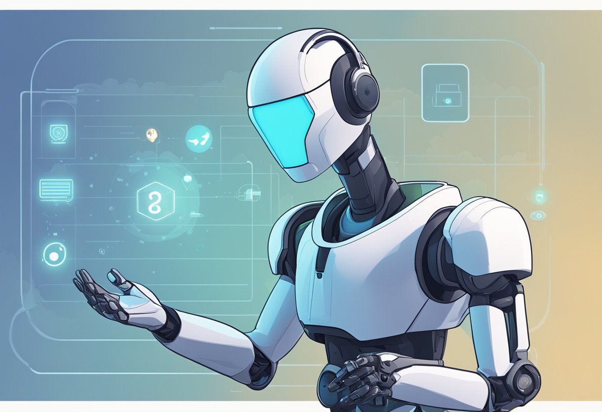 An AI avatar answering questions with educational animations