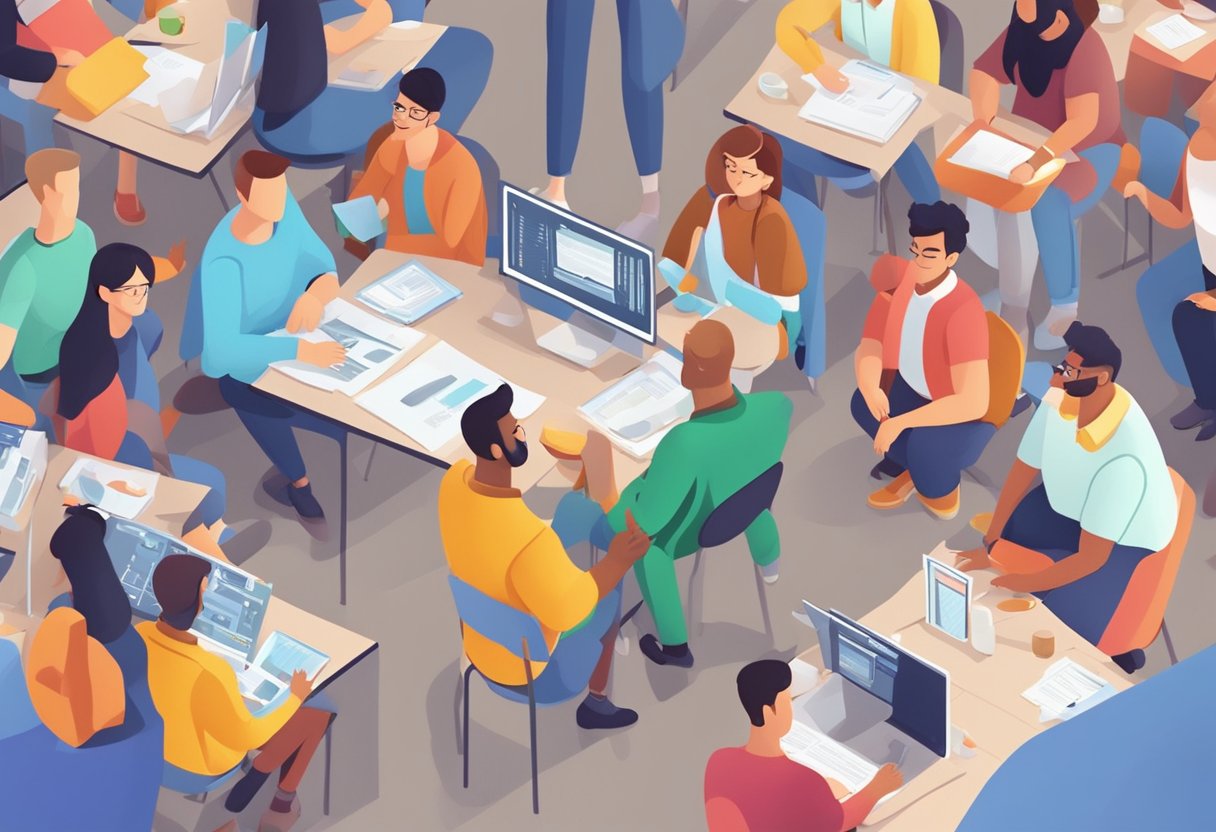 A group of animated characters and AI technology collaborate on creating award-winning animations