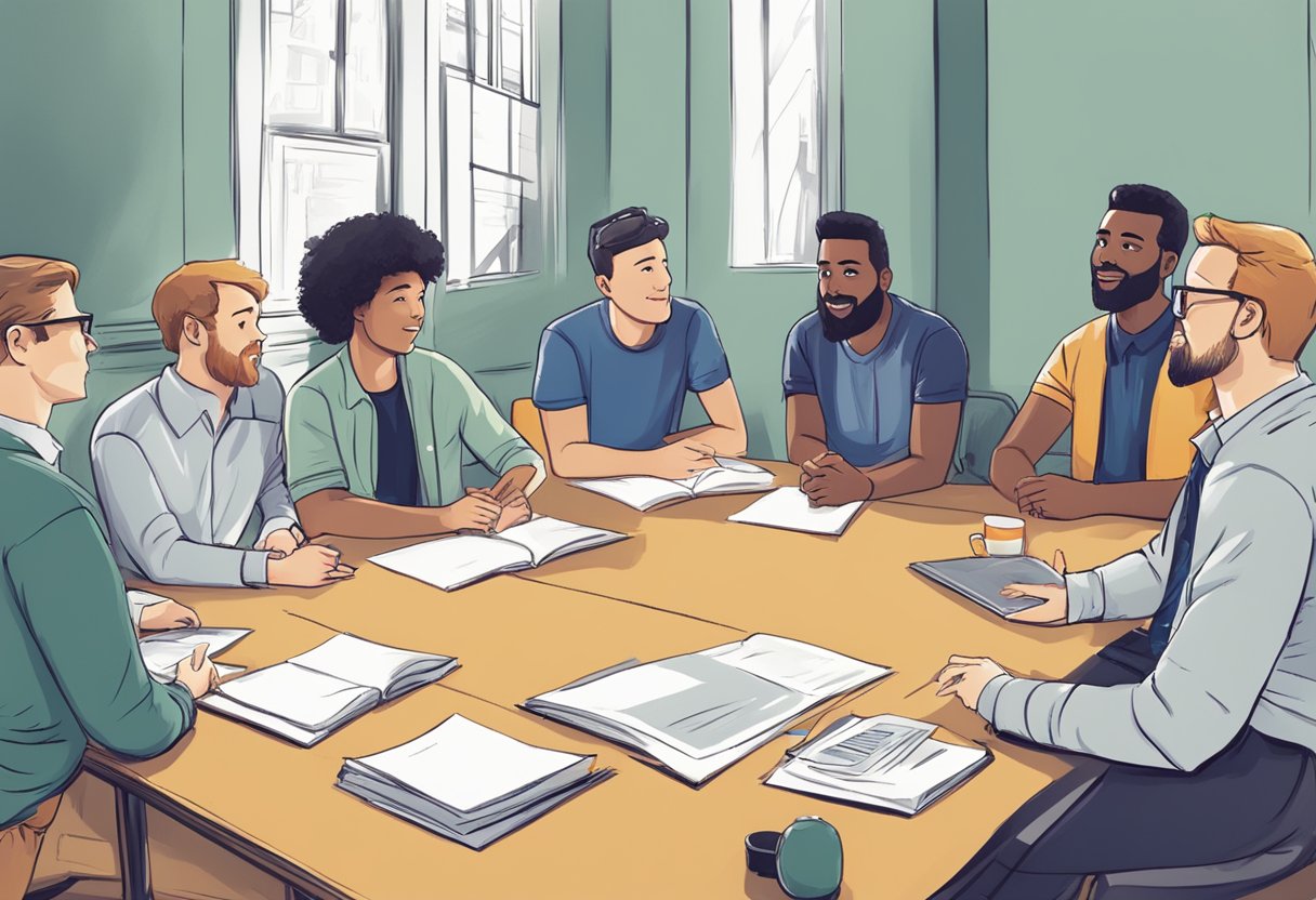 A group of professional educational animators in the UK discussing frequently asked questions