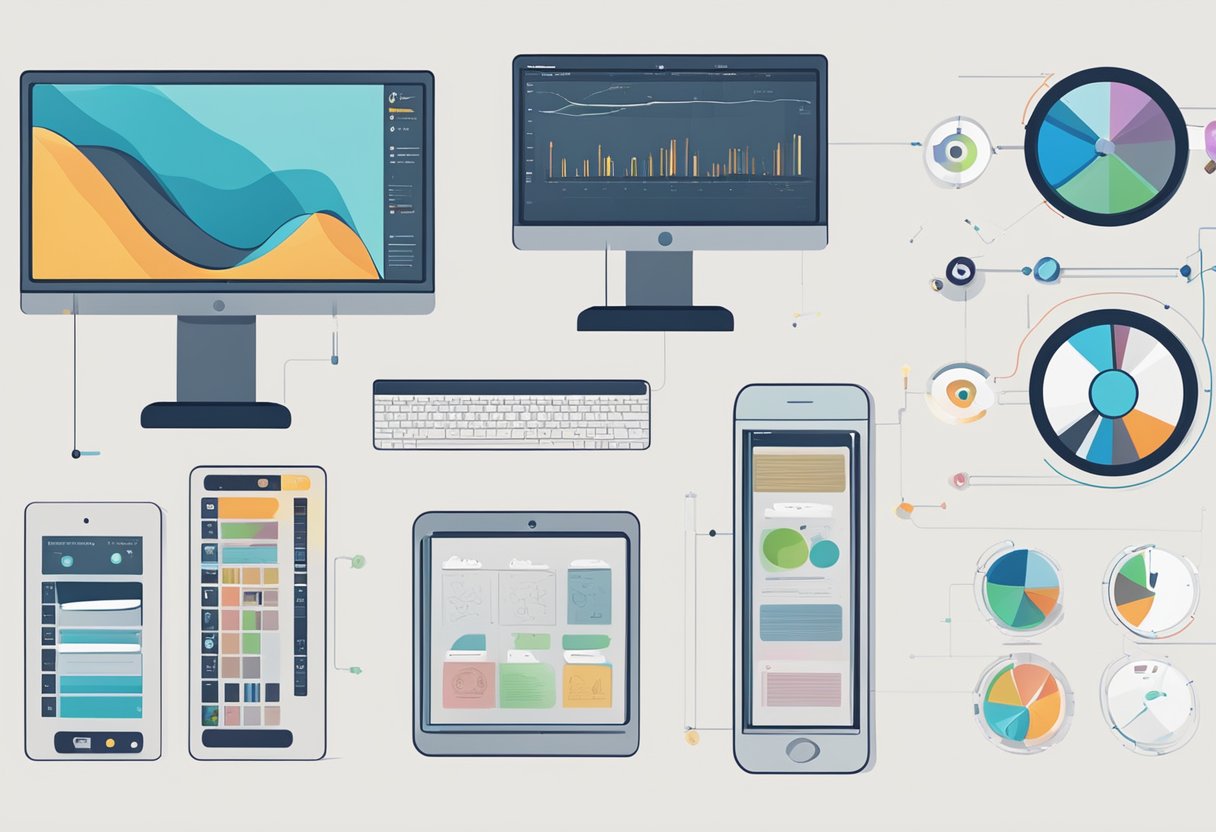 A digital interface displaying various animation types and techniques with educational content