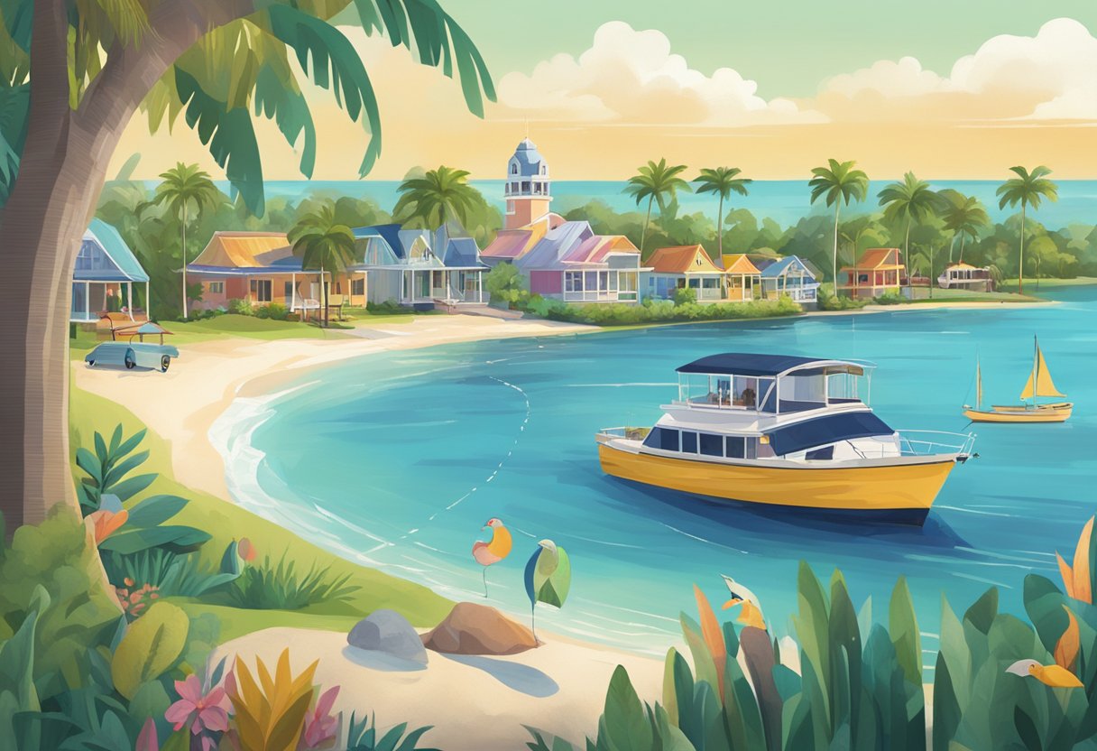 A colorful, engaging animation of Florida's landmarks and wildlife, with interactive elements for educational purposes
